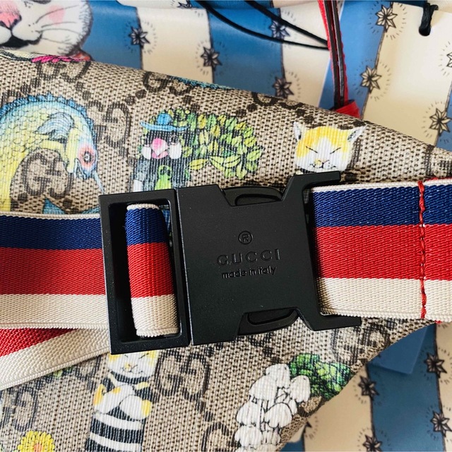 通常便なら送料無料 GUCCI ×ヒグチユウコ コラボ ウエストバッグ