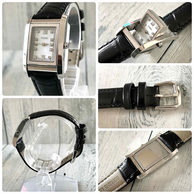 電池交換済】FENDI フェンディ 腕時計 7600L ループ 10P-