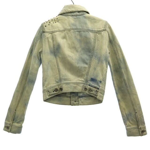 DIESEL - ディーゼル スタッズ付 デニムジャケット XS DIESEL