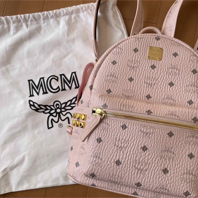 肌触りがいい MCM - MCM リュック smallサイズ パウダーピンク