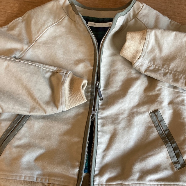 ダブルジップ　ブルゾン　Mサイズ レディースのジャケット/アウター(ブルゾン)の商品写真