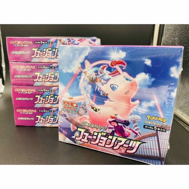 最初の ポケモン - 【新品未開封】フュージョンアーツ 5BOX シュリンク