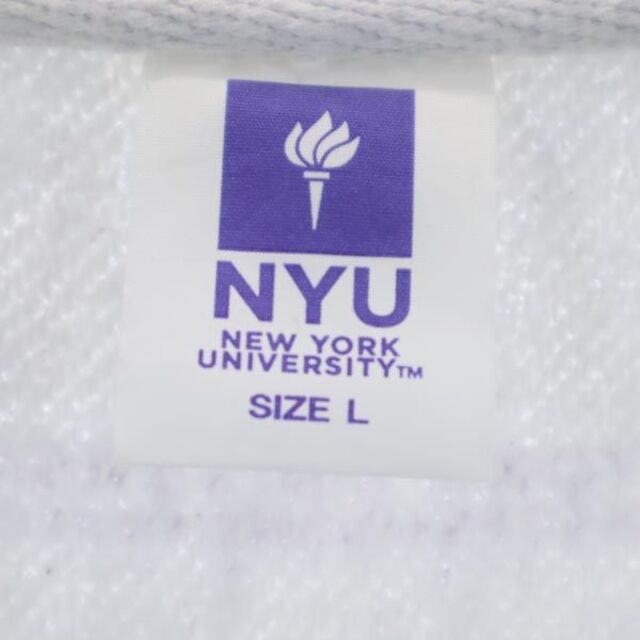 NEW YORK UNIVERSITY×GUコラボ トレーナー ロゴ【1461】