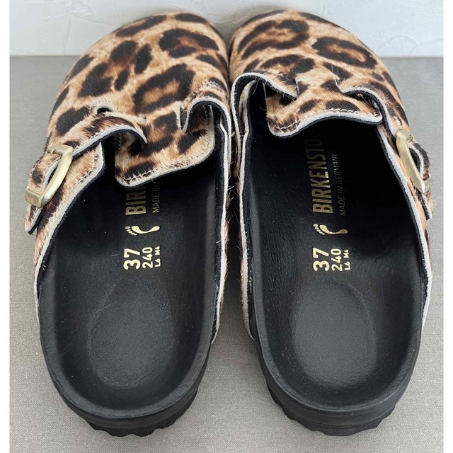 上等な BIRKENSTOCK - 激レア超希少 ハラコレオパード柄ボストン