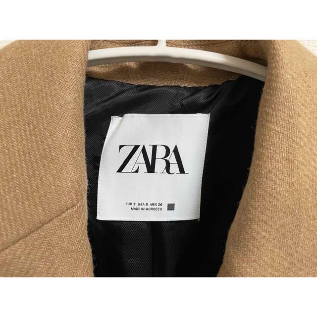 ZARA ウールオーバーサイズコートレディース