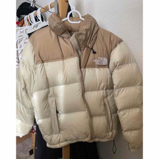 ザノースフェイス(THE NORTH FACE)のTHE NORTH FACE ヌプシ　ベージュ(ダウンジャケット)