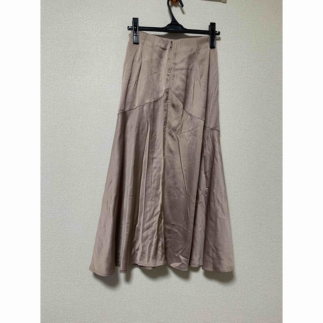 herlipto Paneled Satin Midi Skirt