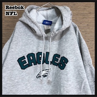 リーボック(Reebok)の【リーボック】プルオーバーパーカー　イーグルス アメフト　刺繍　NFL10(パーカー)