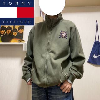 トミーヒルフィガー(TOMMY HILFIGER)のトミーヒルフィガー ゴルフ ジップアップ トレーナー パーカー 古着 メンズ(スウェット)