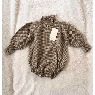 ソーアプルーム(SOOR PLOOM)のもりお様専用 liilu smocked check romper 24m(ロンパース)