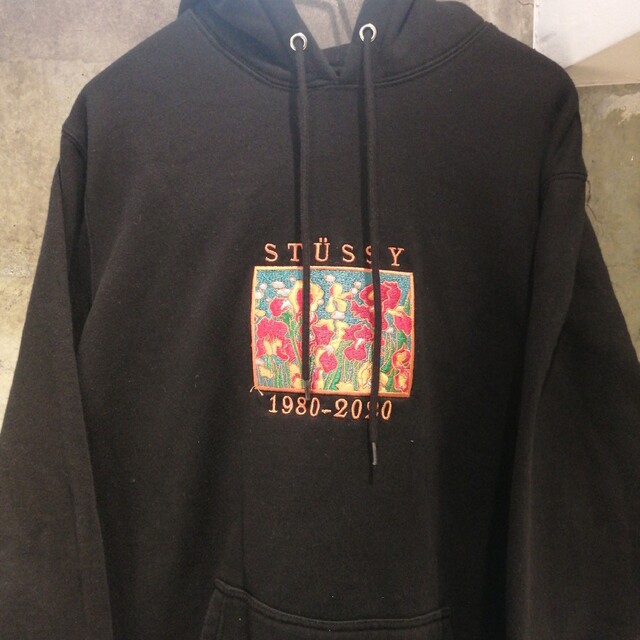 【ゆるだぼ 新作刺繍】STUSSY ステューシ　フラワーパーカー　ワコマリア 1