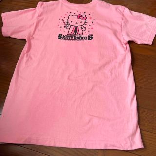 sanrio ハローキティ キティちゃん ユニセックス半袖Tシャツ ピンクの