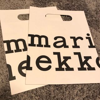 マリメッコ(marimekko)のマリメッコ　ショッパー　紙袋(ショップ袋)