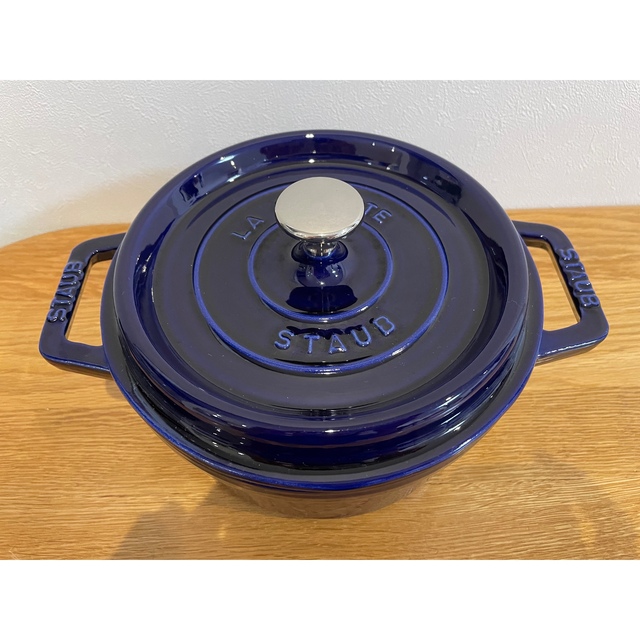 ストウブ staub ココット ラウンド 20 グランブルー COCOTTE 青