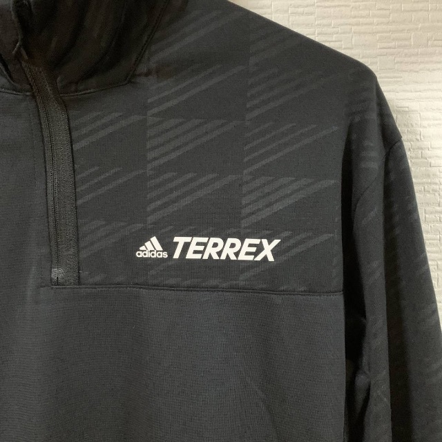 adidas TERREX ハーフジップシャツ Lサイズ 登山 トレッキング