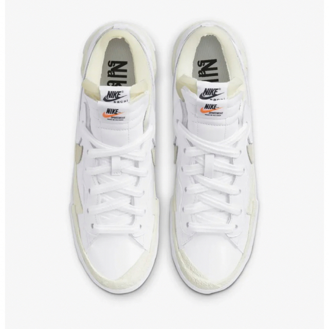 【美品】sacai × Nike Blazer Low White