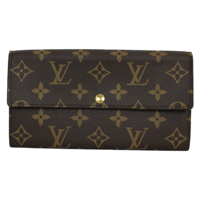 史上一番安い LOUIS VUITTON ルイヴィトン ポルトフォイユ・サラ M61734 モノグラム ブラウン 長財布 レディース シンプル ギフト  プレゼント包装可【中古】松前R56号店 財布