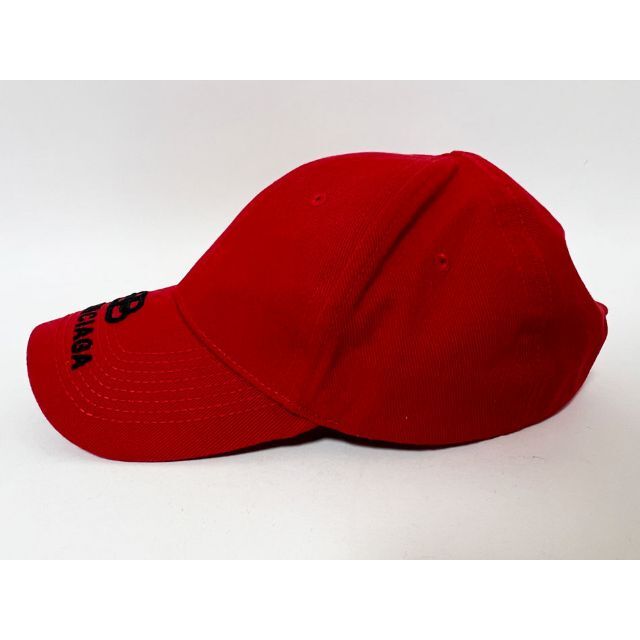 【新品未使用】BALENCIAGA バレンシアガ ベースボールキャップ 帽子 赤