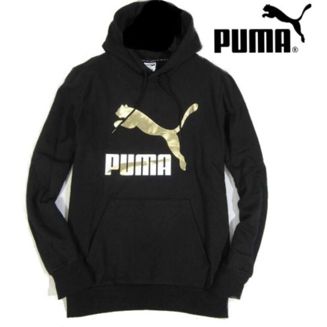【PUMA / プーマ】プルオーバー パーカースウェット メンズ・Lブラック | フリマアプリ ラクマ