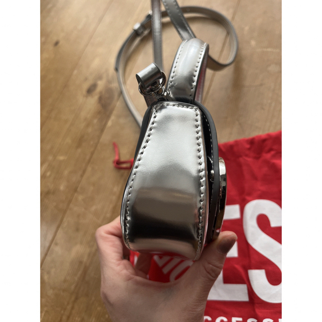 DIESEL バッグ 1dr xs シルバー ディーゼル | streamlineinspection.com