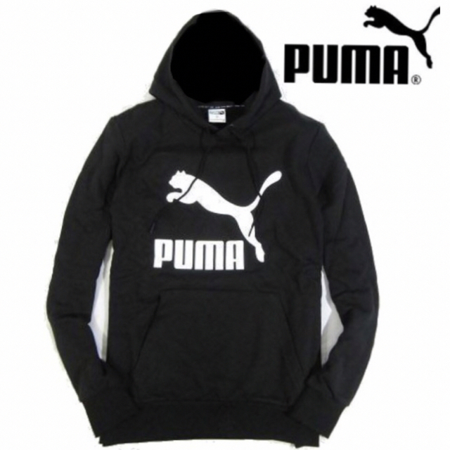 【PUMA / プーマ】プルオーバー パーカースウェット メンズ・XLブラック