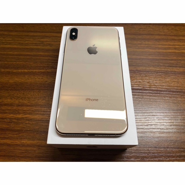 iPhone(アイフォーン)の【今夜0時まで】iPhone Xs Max Gold 64 GB SIMフリー スマホ/家電/カメラのスマートフォン/携帯電話(スマートフォン本体)の商品写真