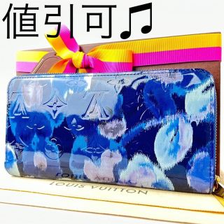 【希少】ルイヴィトン☆長財布☆紺色☆モノグラム☆花柄☆正規品☆M90018 | フリマアプリ ラクマ