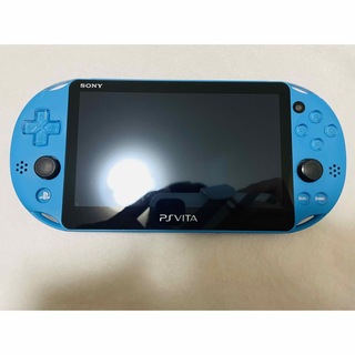 プレイステーションヴィータ(PlayStation Vita)のPSVita PCH-2000 ZA23 アクアブルー 本体 動作良好(家庭用ゲーム機本体)