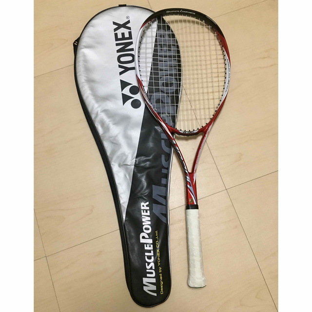 YONEX(ヨネックス)のヨネックス　ソフトテニス　軟式　ラケット　マッスルパワー　200 ケース　部活 スポーツ/アウトドアのテニス(ラケット)の商品写真