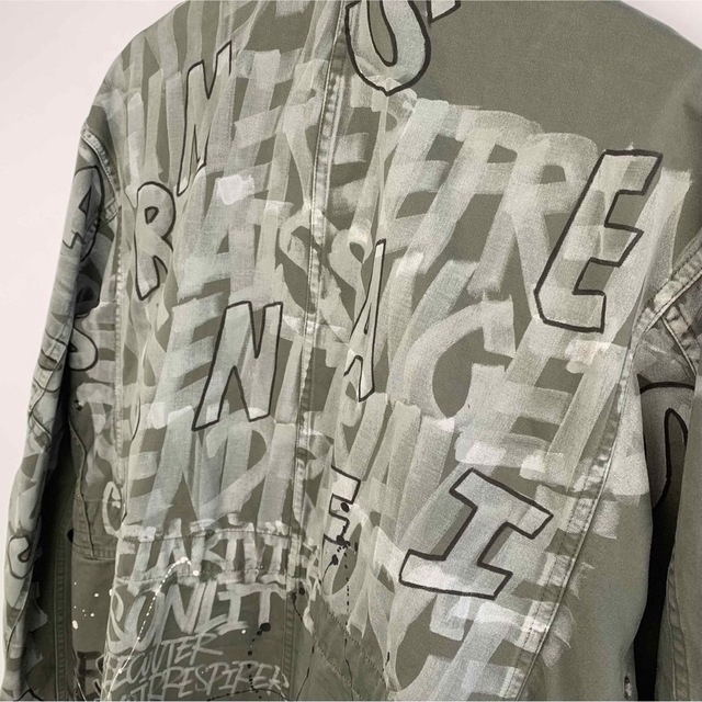 FAITH CONNEXION 16SS グラフィティーミリタリージャケット | bshf36.ru