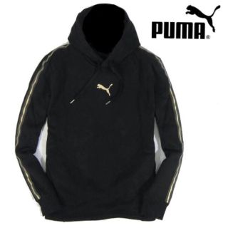 プーマ(PUMA)の【PUMA / プーマ】裏フリース スウェット パーカー（メンズM相当・ブラック(パーカー)