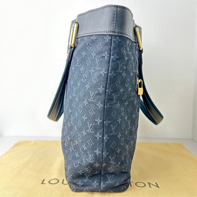 超希少】ルイヴィトン トートバッグ 紺色 モノグラム 正規品 M92769-