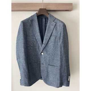 カミチャニスタ(CAMICIANISTA)の【ブータン様専用】CAMICIANISTA  シャツジャケット ブルーグレー M(テーラードジャケット)