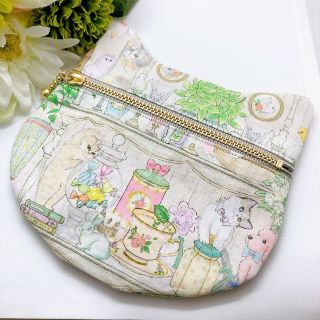 フランシュリッペ(franche lippee)の【ハンドメイド】22キャビネット ねこ型ポーチ(ポーチ)