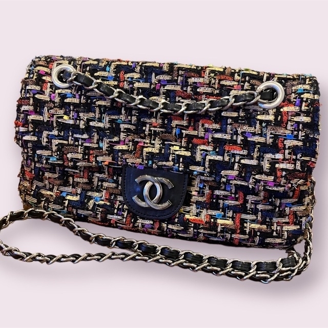 CHANEL ノベルティ　ツイードバッグ