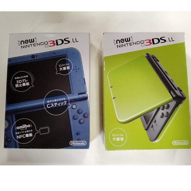 Nintendo 3DS NEW ニンテンドー 本体 LL 2台セット 【代引可】 52.0