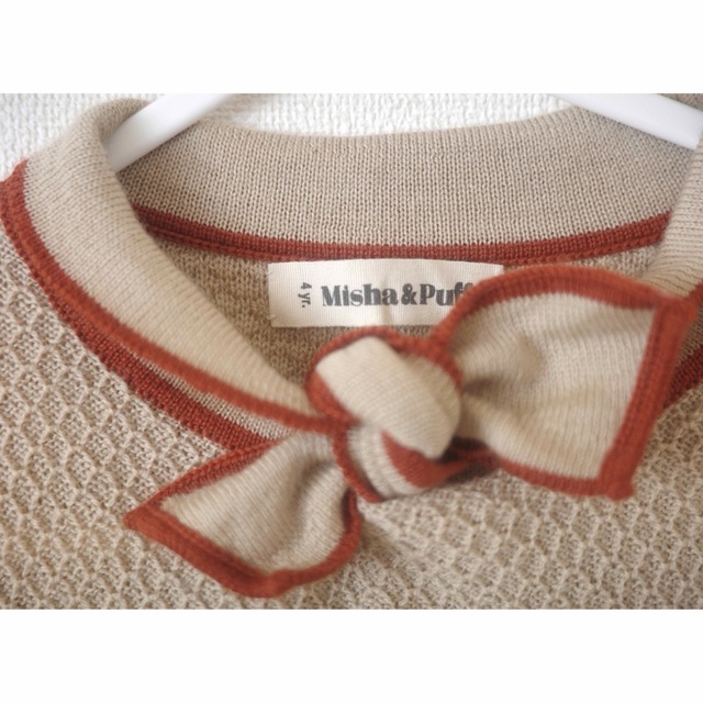 Misha & Puff / Bow Scout Sweater / 4Y 2