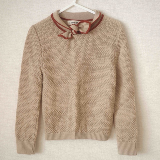Misha & Puff / Bow Scout Sweater / 4Y 1
