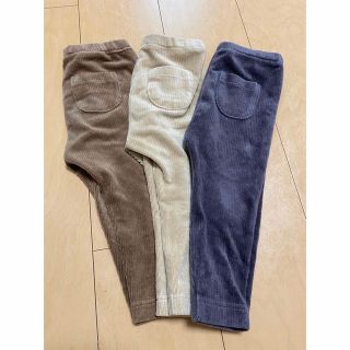 ユニクロ(UNIQLO)のUNIQLO ユニクロ　コーデュロイ　レギンス　80cm  子供服(パンツ)