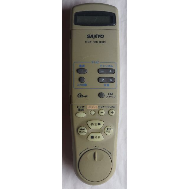 SANYO(サンヨー)のサンヨー SANYO ビデオリモコン VRC-H30G ( #4703 ) スマホ/家電/カメラのテレビ/映像機器(その他)の商品写真