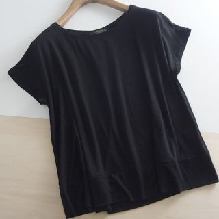 ビームス(BEAMS)の春夏　●LAPIS LUCE●　ビームス　半袖カットソー　♪　黒　匿名配送(カットソー(半袖/袖なし))