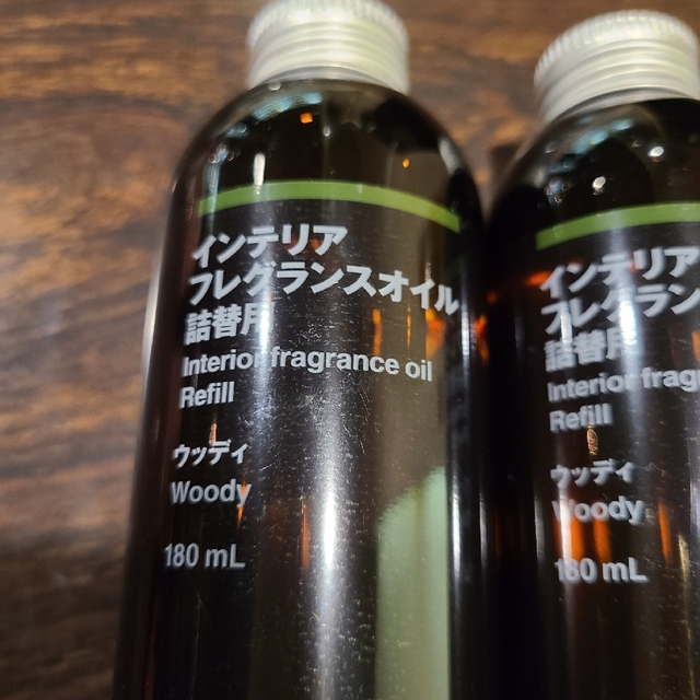 無印良品 インテリアフレグランスオイル 詰替用 ウッディ 180ml 4本セット