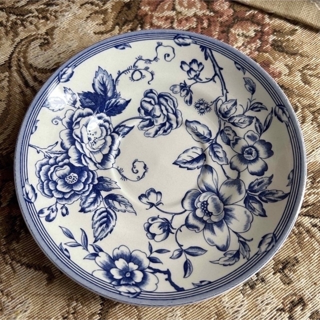 LAURA ASHLEY(ローラアシュレイ)の英国製 【SPODE】Ashley order Clifton カップ&ソーサー インテリア/住まい/日用品のキッチン/食器(食器)の商品写真