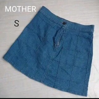 mother - ♥️美品♥️セール♥️【MOTHER】S デニム 台形ミニスカート 手洗い可