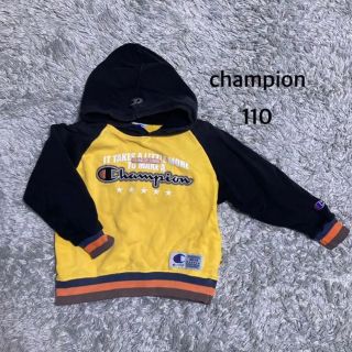 チャンピオン(Champion)の110 チャンピオン　champion パーカー　トレーナー　黄色 x 黒　(ジャケット/上着)