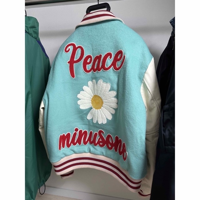 驚きの値段】 Peaceminusone - PEACEMINUSONE varsity L jacket