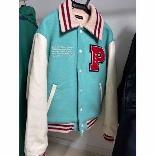 PEACEMINUSONE - Peaceminusone varsity jacket L の通販 by ...