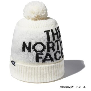 ザノースフェイス(THE NORTH FACE)の今季 試着のみ ノースフェイス  ニットキャップ キッズ  帽子 冬 53~56(帽子)