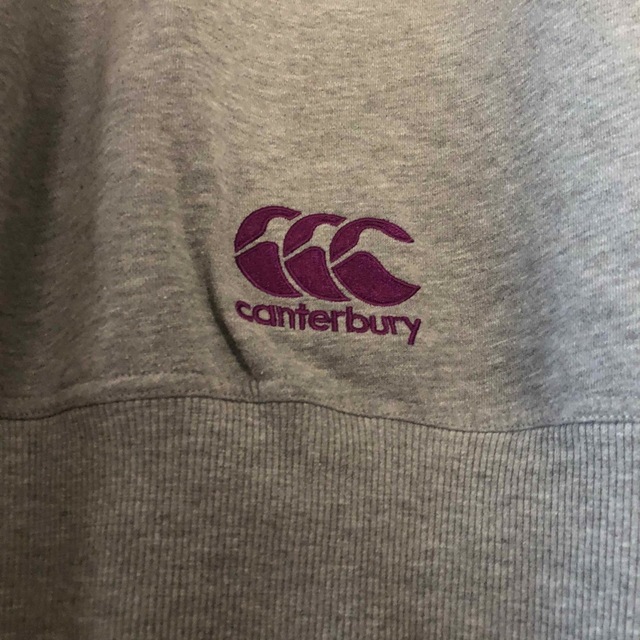 CANTERBURY(カンタベリー)のCanterbury パーカー グレー ワンポイント 古着 メンズのトップス(パーカー)の商品写真