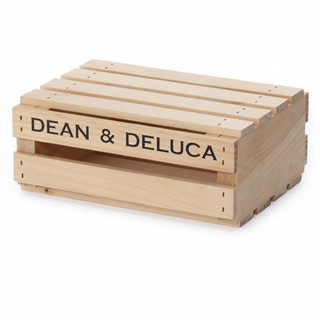 ディーンアンドデルーカ(DEAN & DELUCA)のDEAN & DELUCA ウッドクレートボックス Sサイズ(収納/キッチン雑貨)